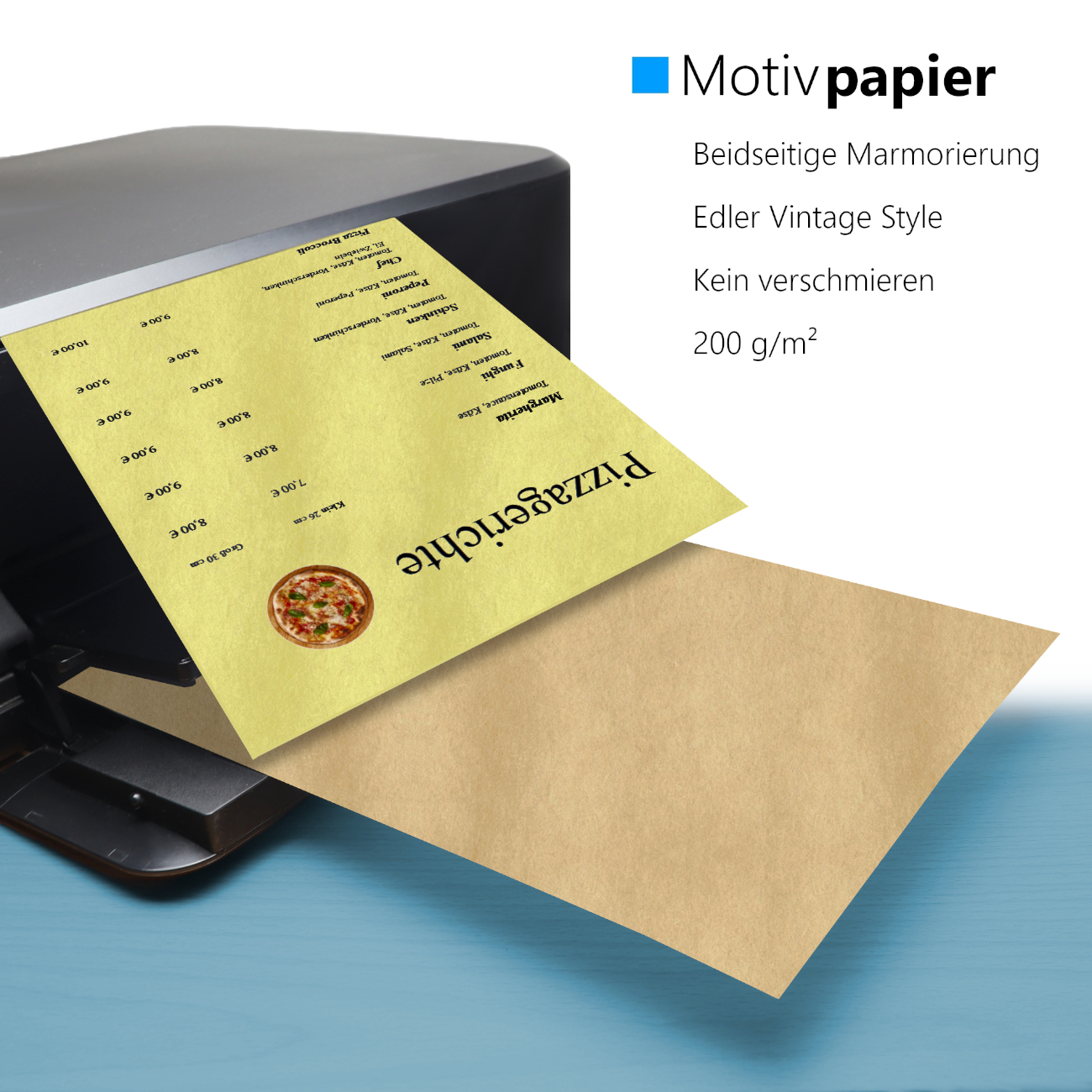 Motivpapier Produktfotografie